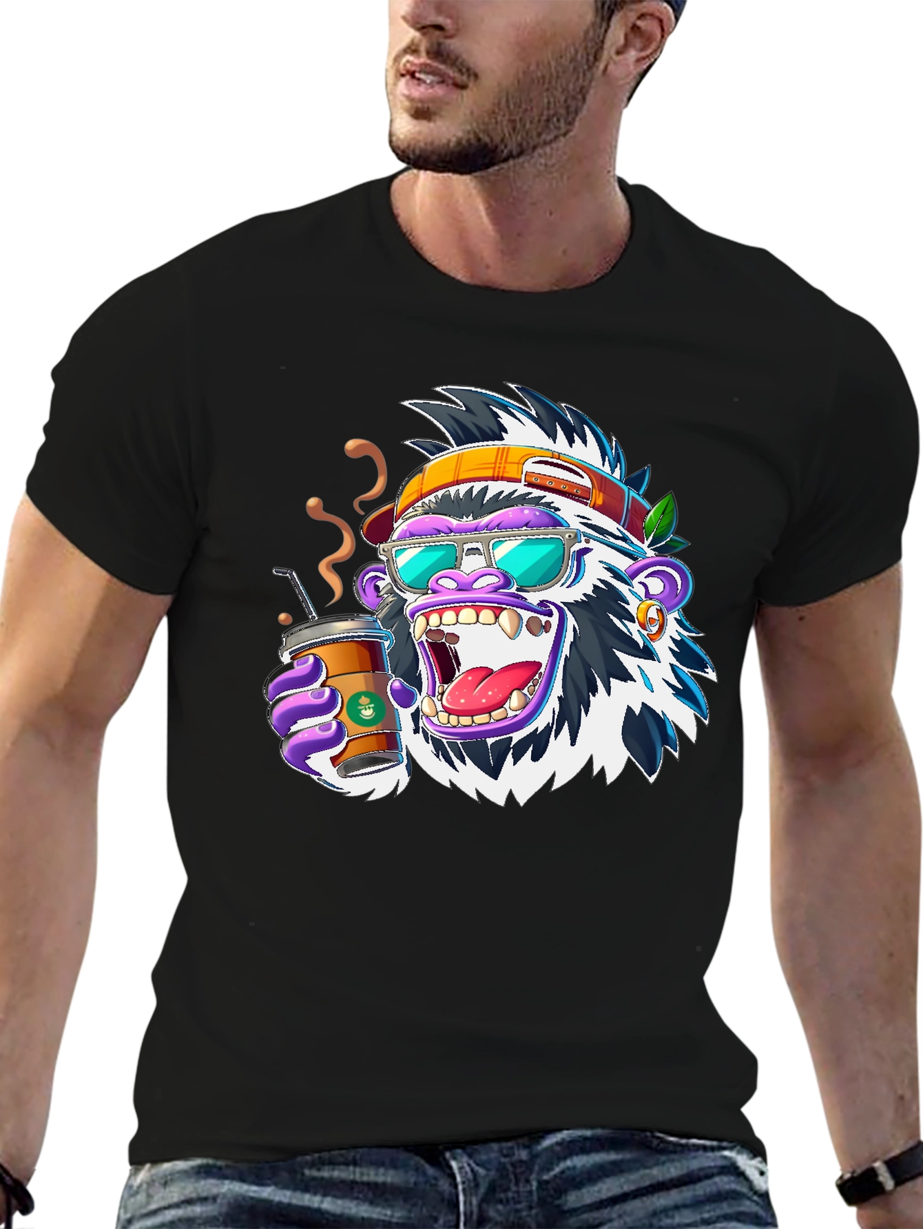 Funky Ape Coffee T-Shirt