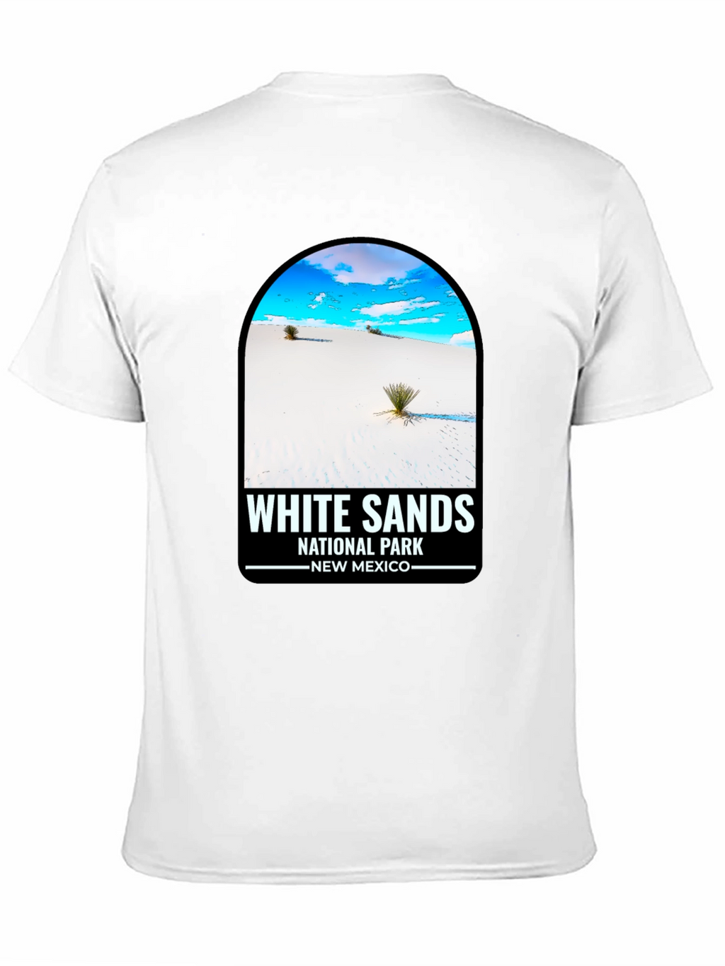 White Sands National Park Black T-Shirt