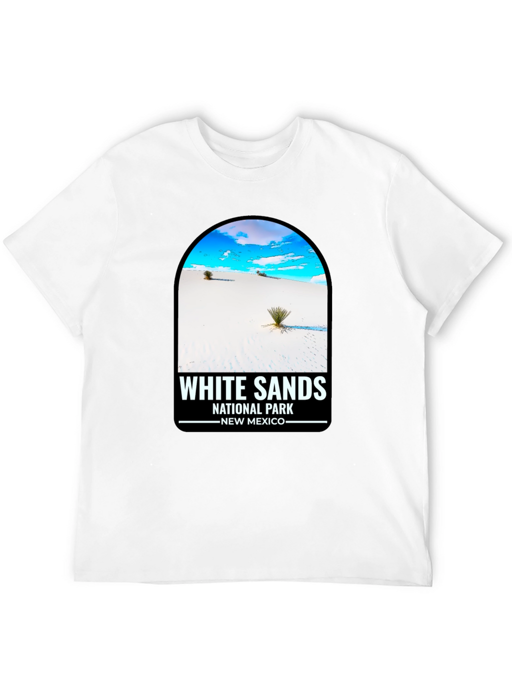 White Sands National Park Black T-Shirt