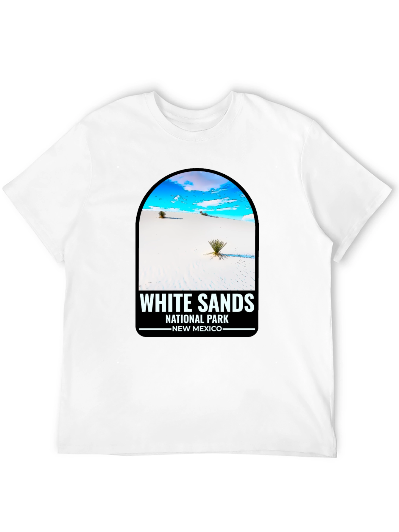 White Sands National Park Black T-Shirt