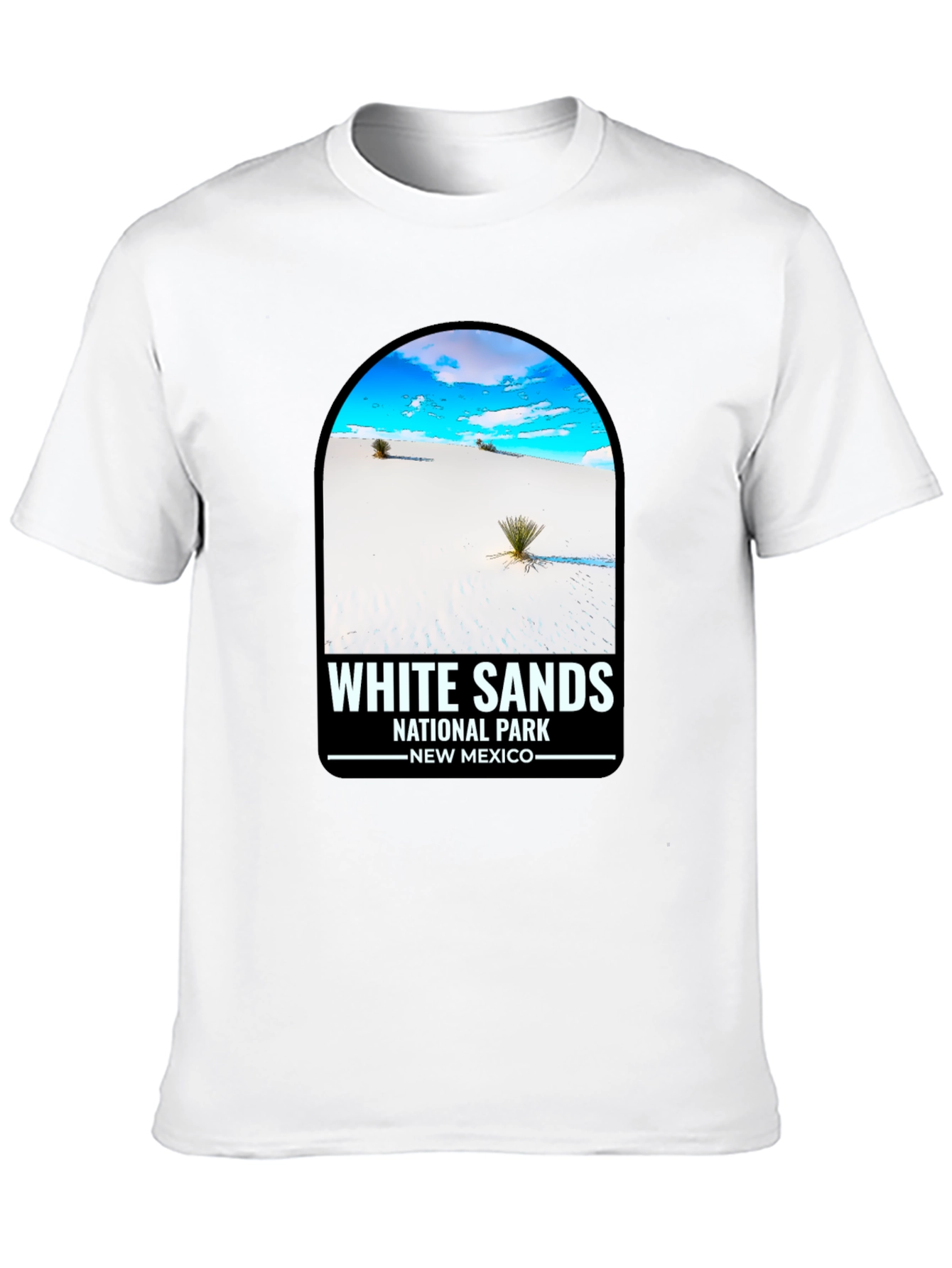 White Sands National Park Black T-Shirt