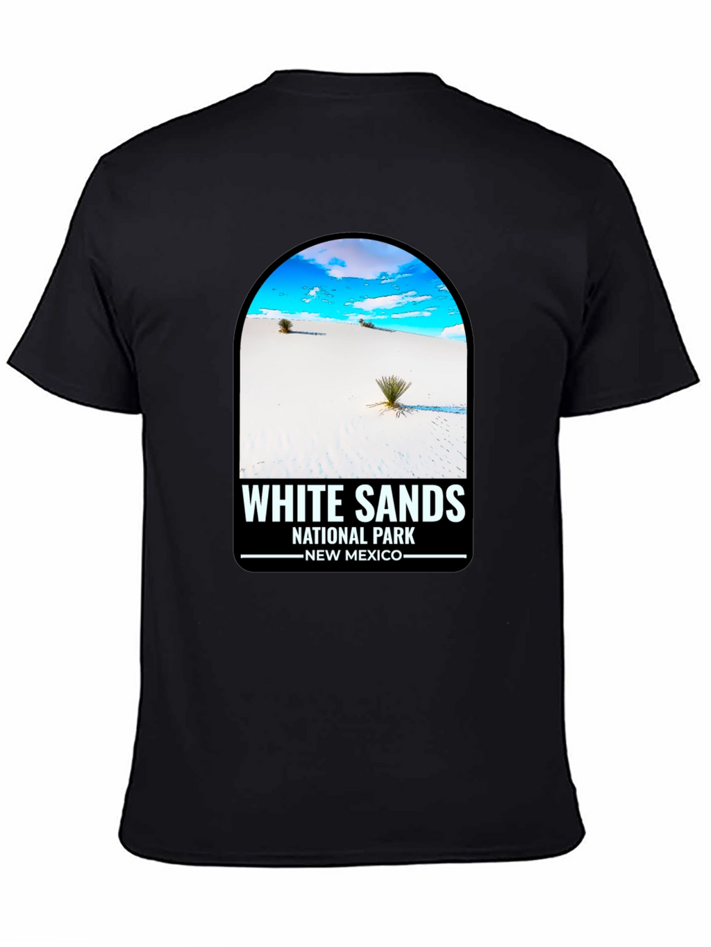 White Sands National Park Black T-Shirt