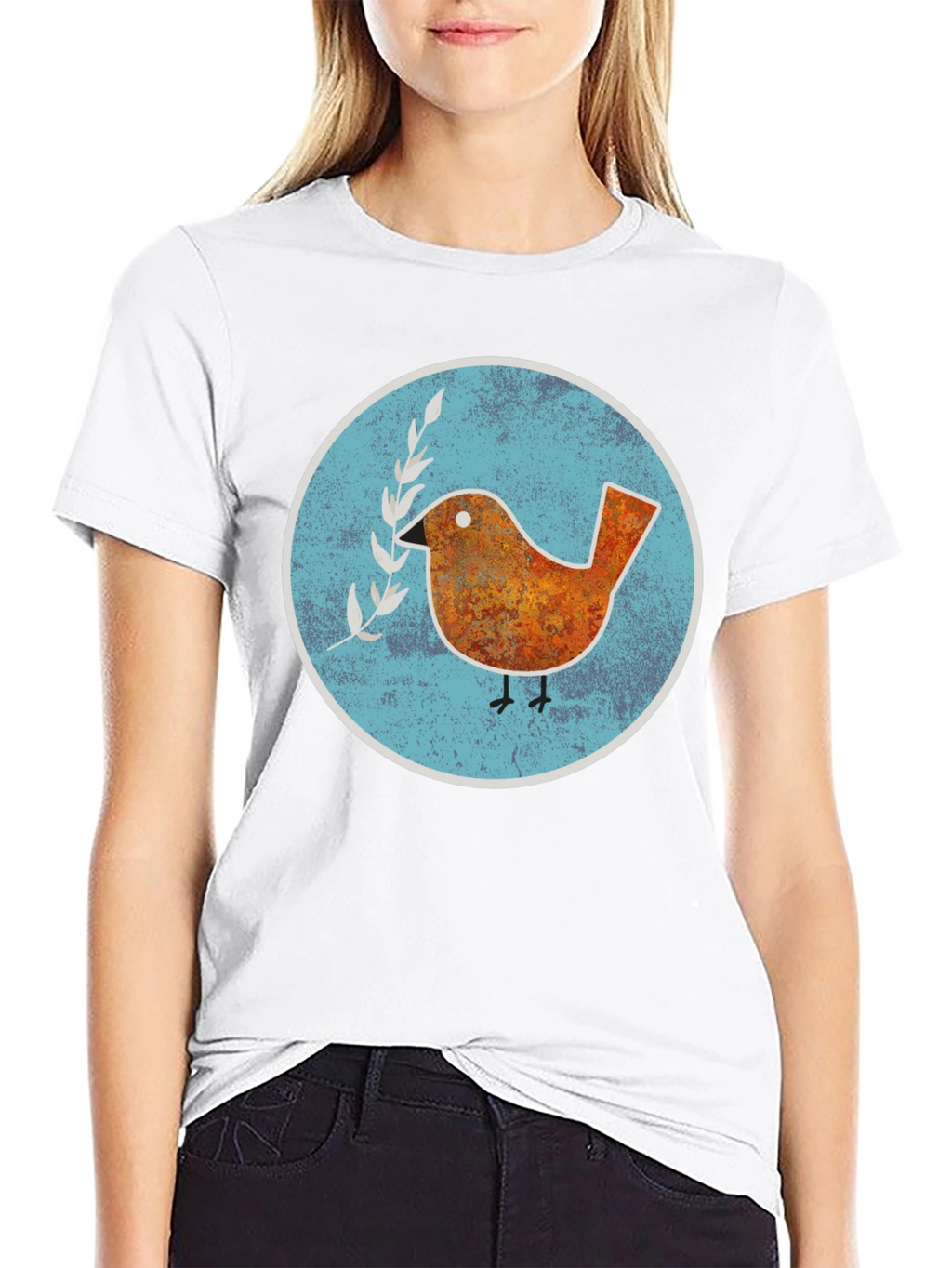 Peace Bird Graphic T-Shirt