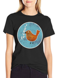 Peace Bird Graphic T-Shirt