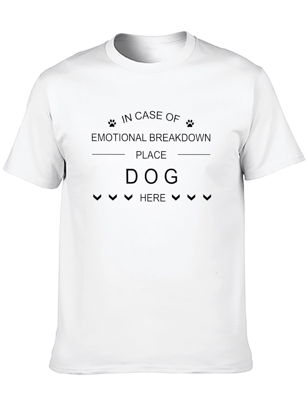 Emotional Support Dog T-Shirt Funny Graphic Tee