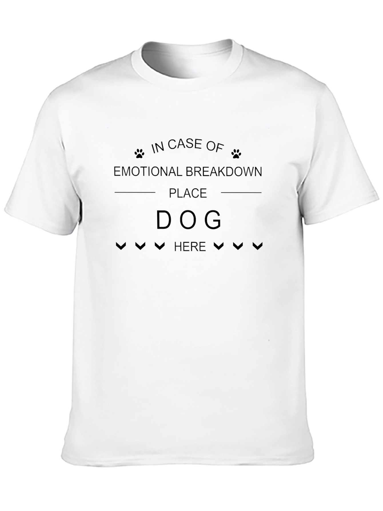 Emotional Support Dog T-Shirt Funny Graphic Tee