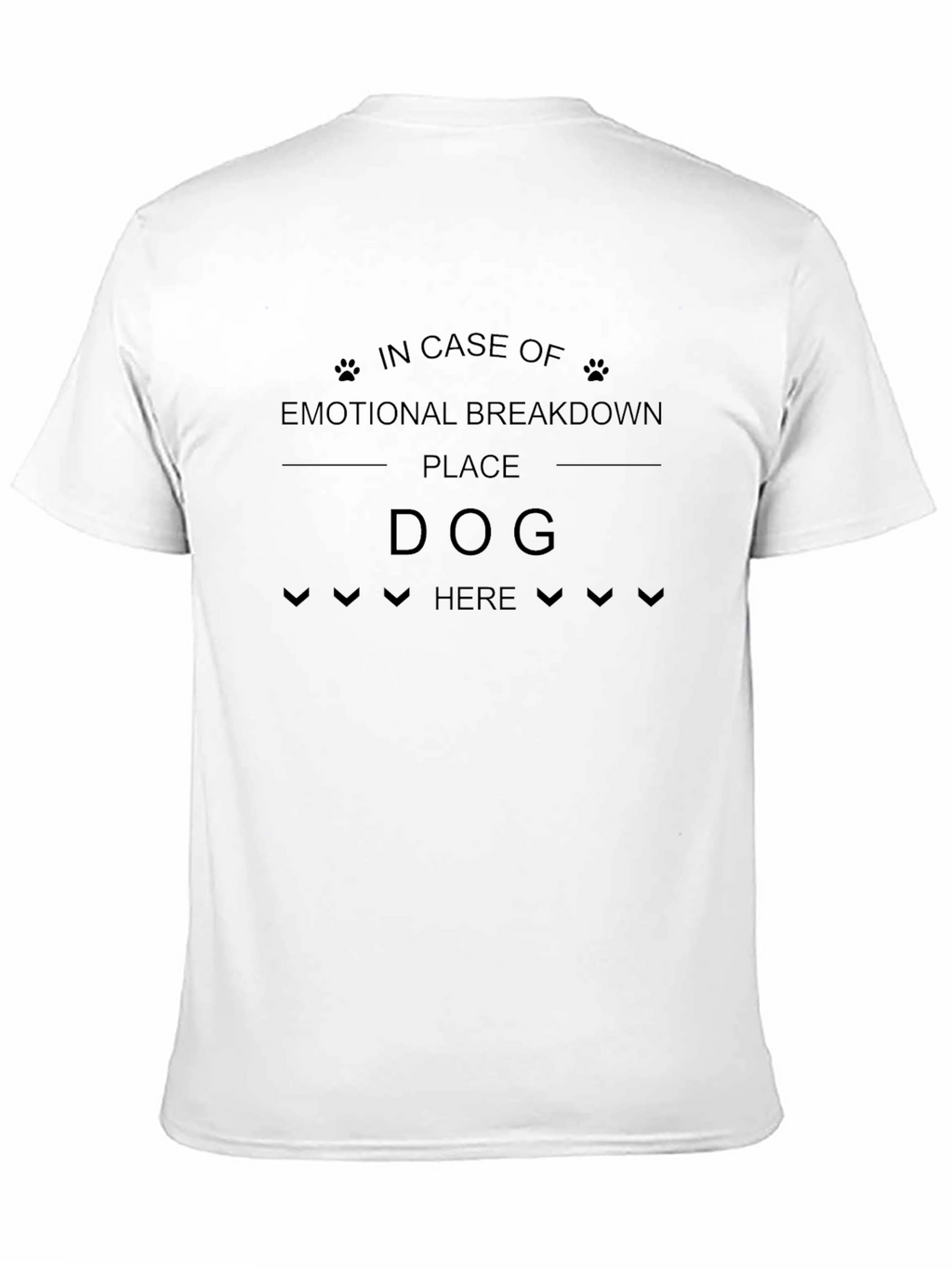 Emotional Support Dog T-Shirt Funny Graphic Tee