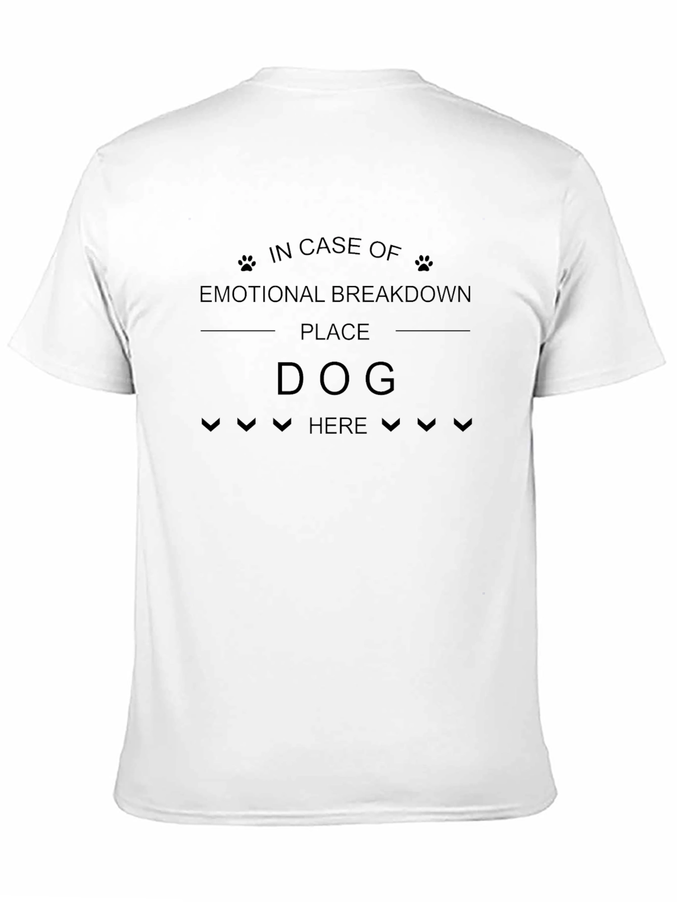 Emotional Support Dog T-Shirt Funny Graphic Tee