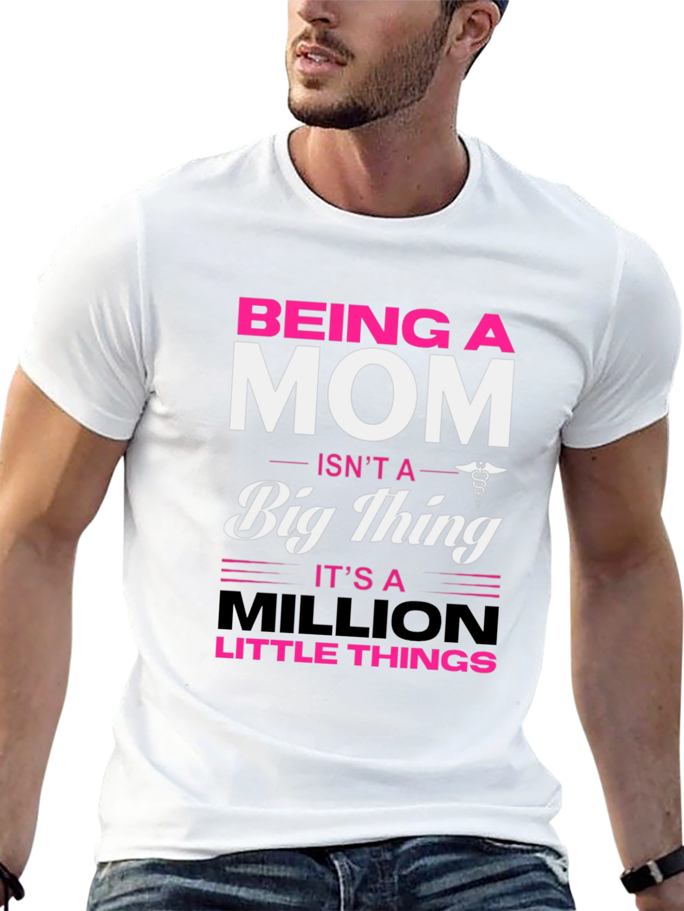 Being a Mom T-Shirt Little Things Mothers Day Gift