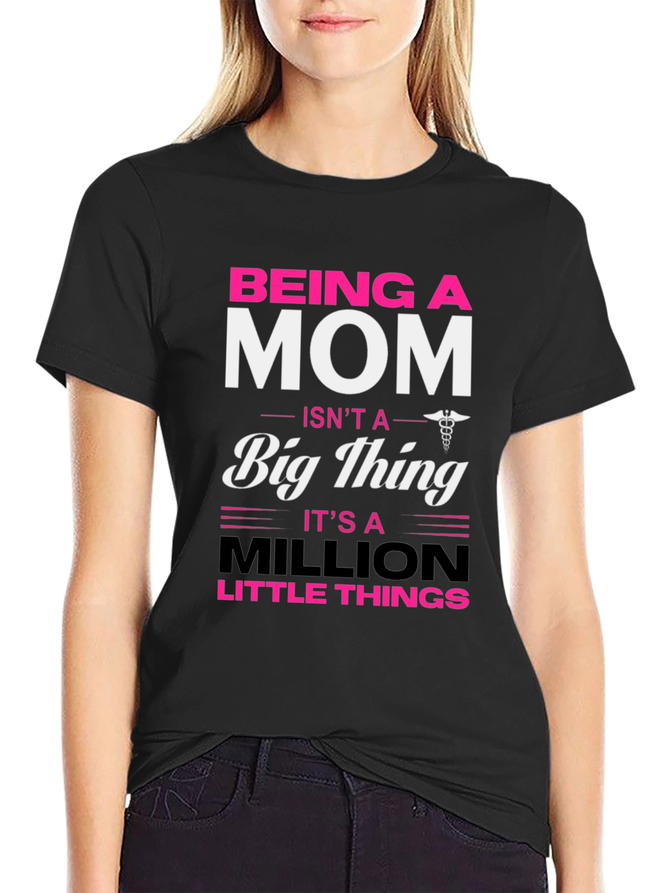 Being a Mom T-Shirt Little Things Mothers Day Gift