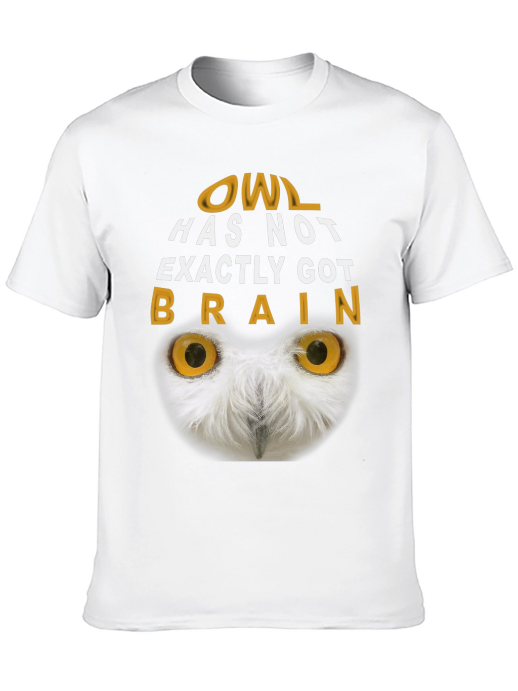 Owl Brain T-Shirt - Funny Graphic Tee