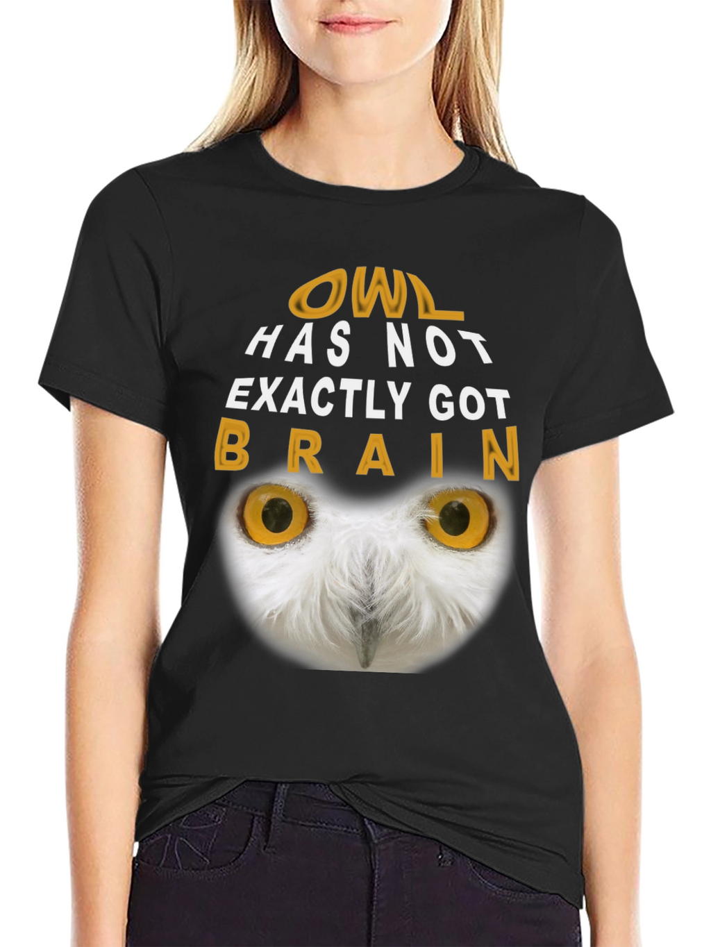 Owl Brain T-Shirt - Funny Graphic Tee