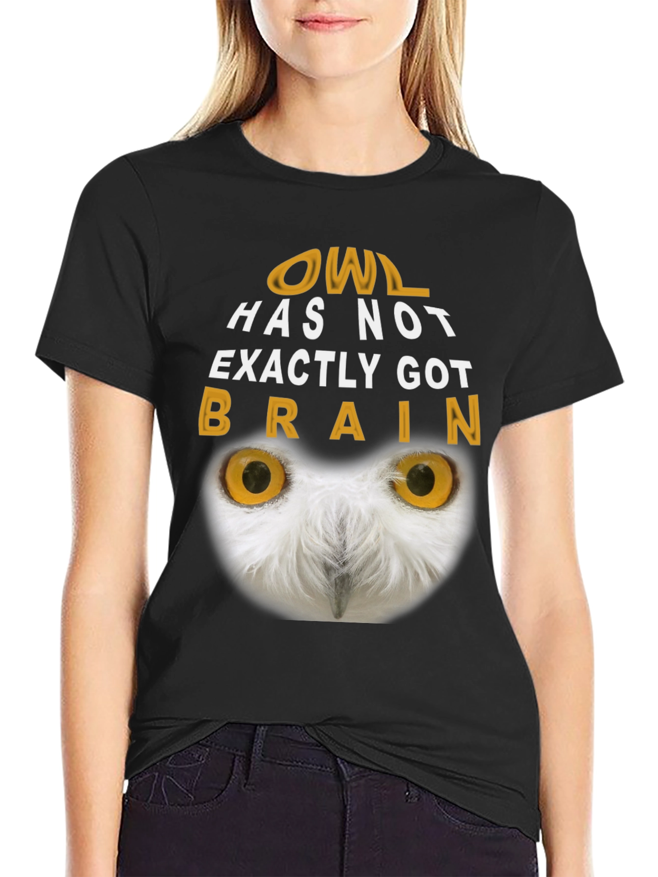 Owl Brain T-Shirt - Funny Graphic Tee
