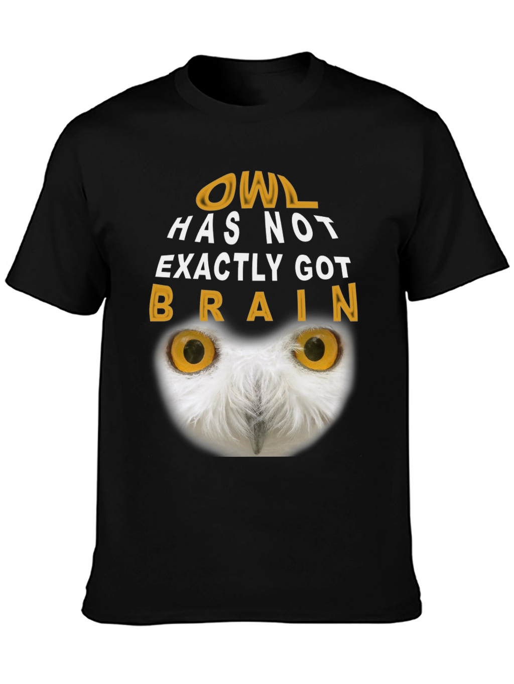 Owl Brain T-Shirt - Funny Graphic Tee
