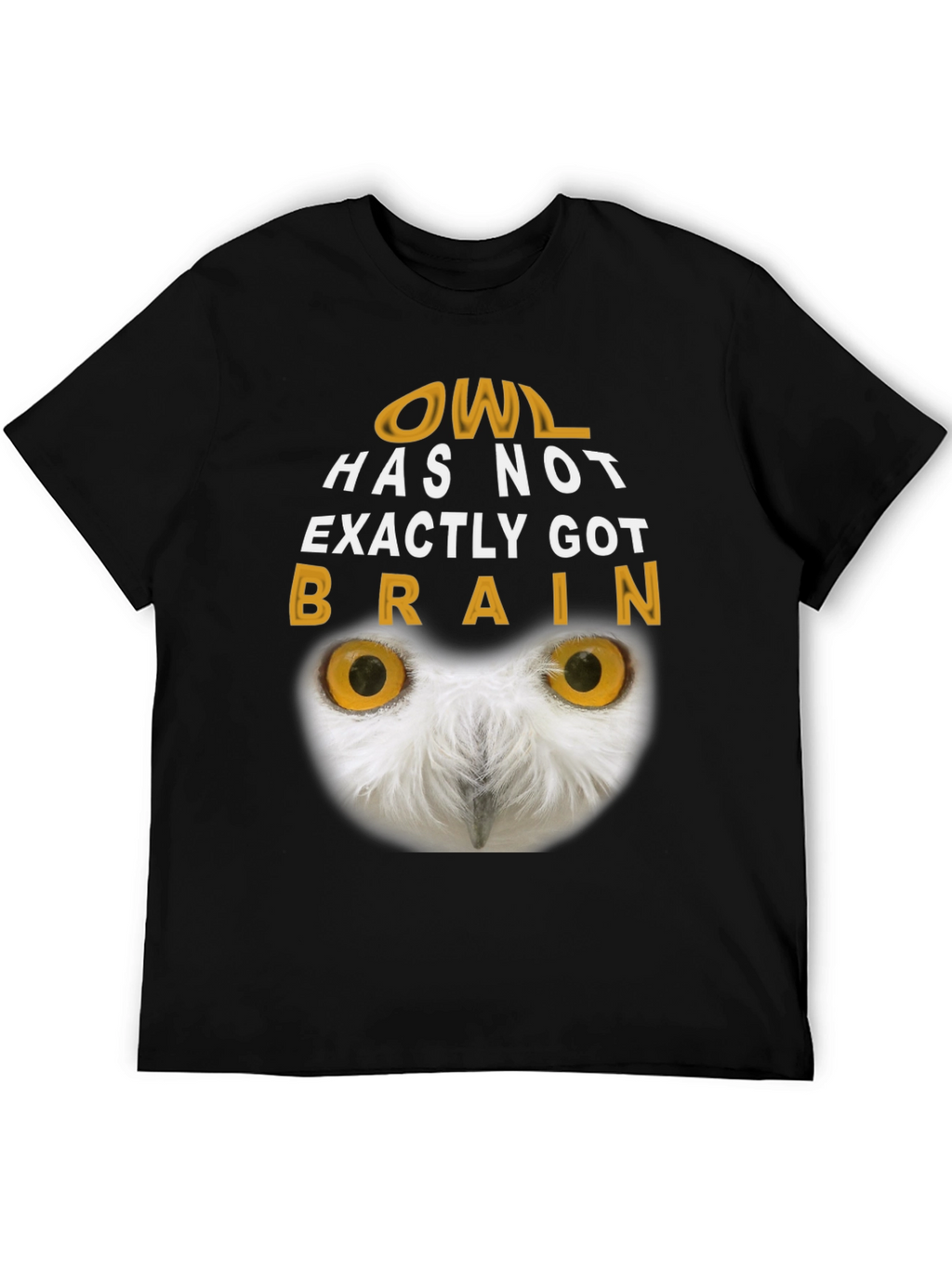 Owl Brain T-Shirt - Funny Graphic Tee