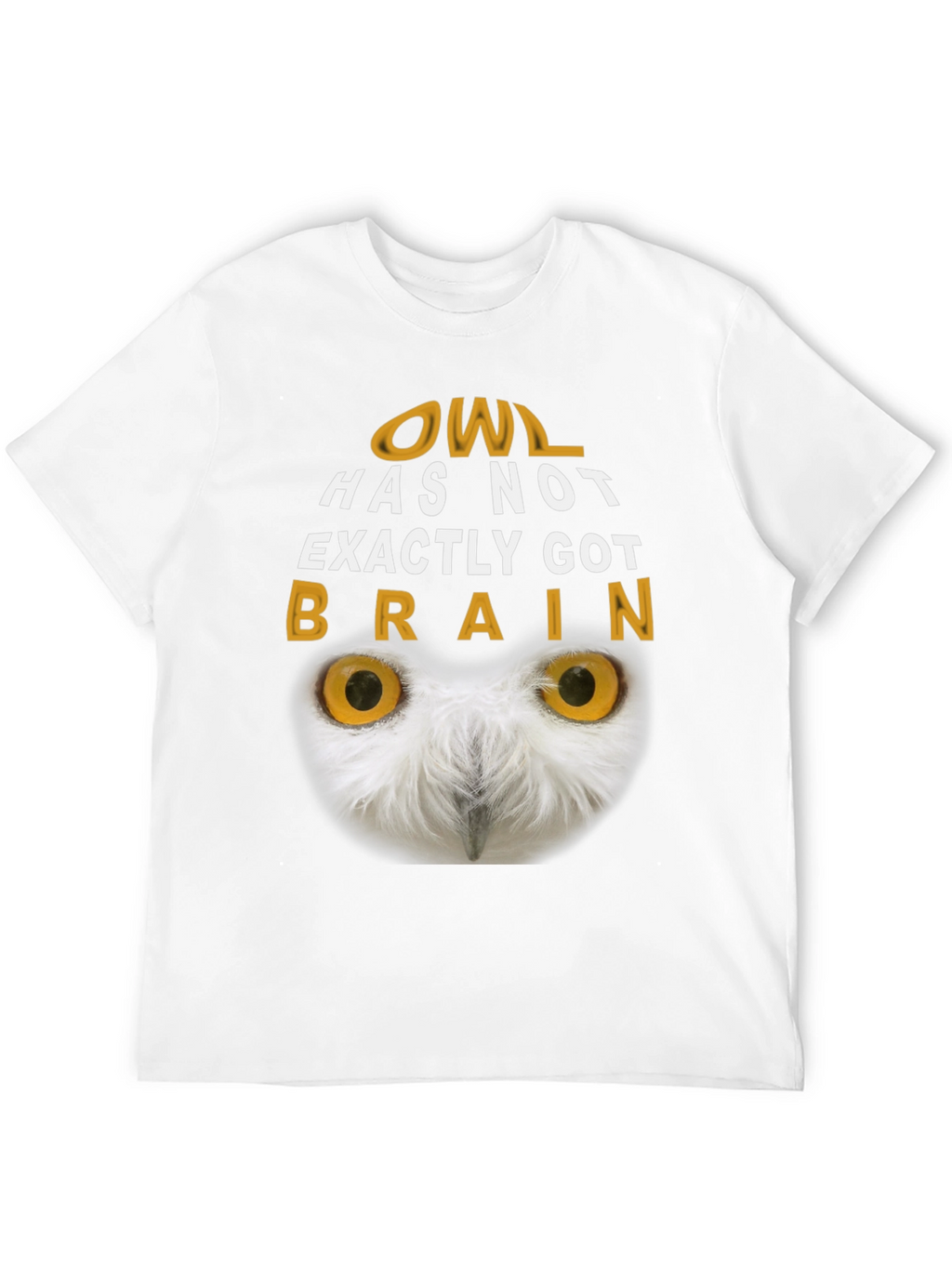 Owl Brain T-Shirt - Funny Graphic Tee