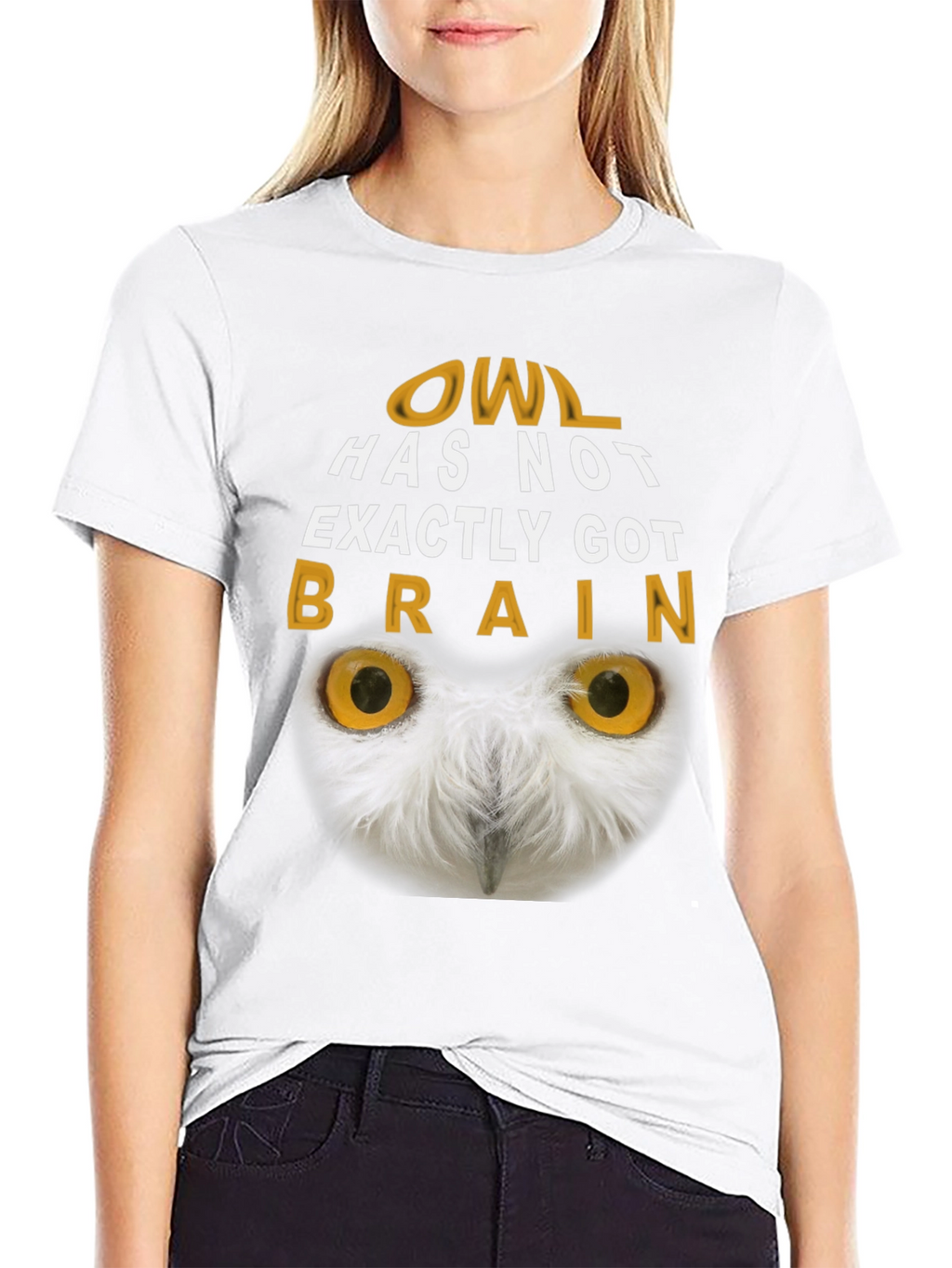 Owl Brain T-Shirt - Funny Graphic Tee