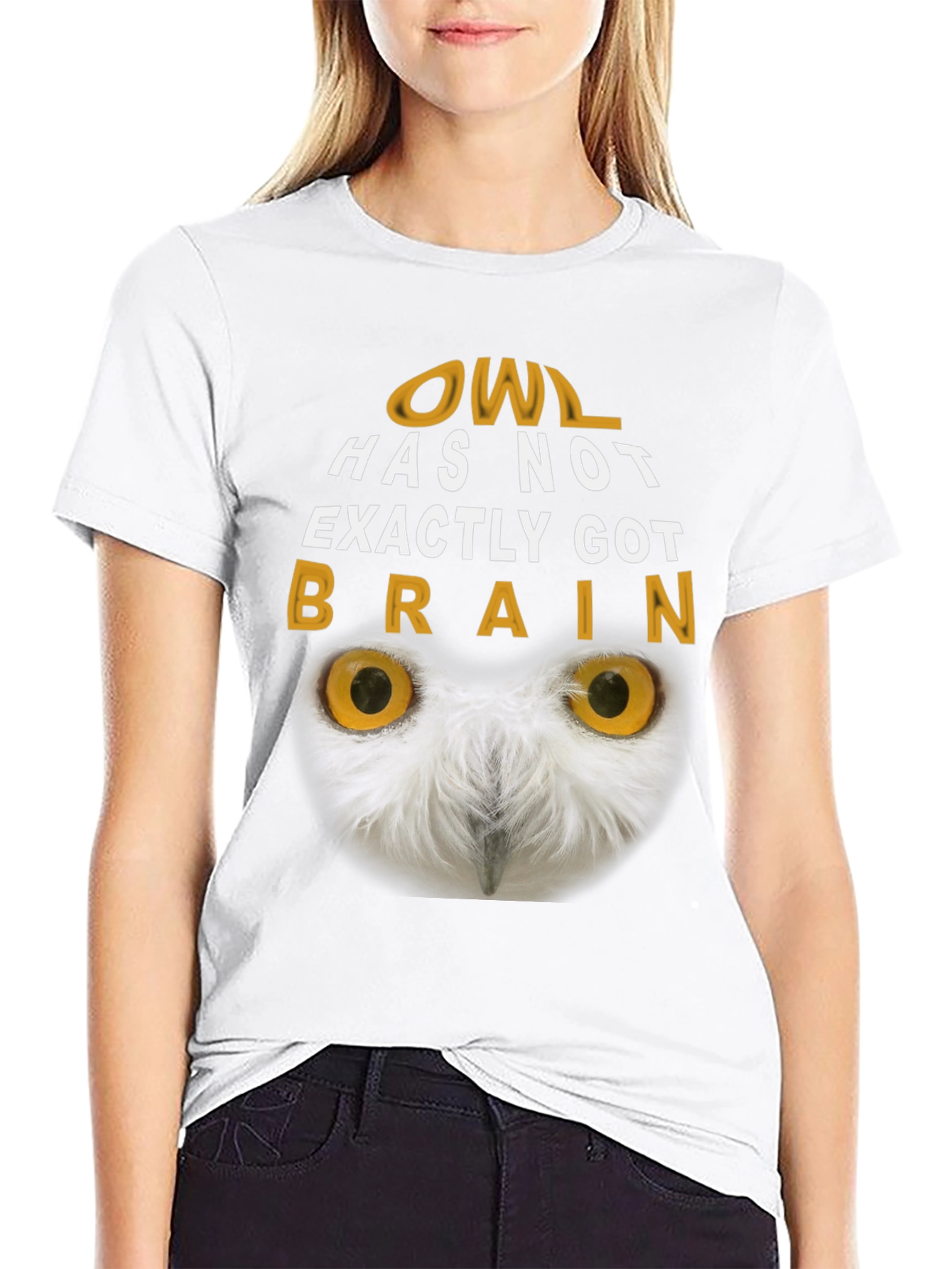 Owl Brain T-Shirt - Funny Graphic Tee