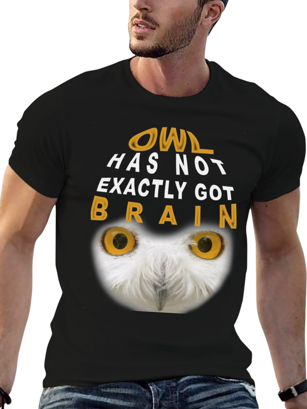 Owl Brain T-Shirt - Funny Graphic Tee