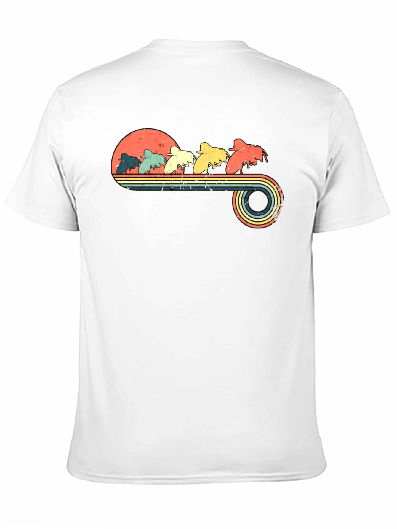 Retro Bees Graphic T-Shirt