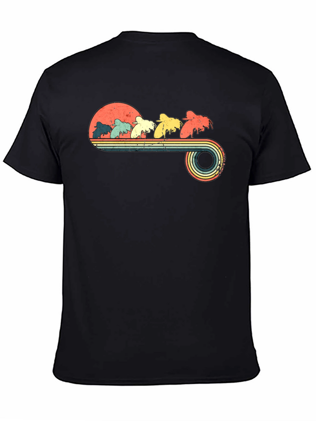 Retro Bees Graphic T-Shirt