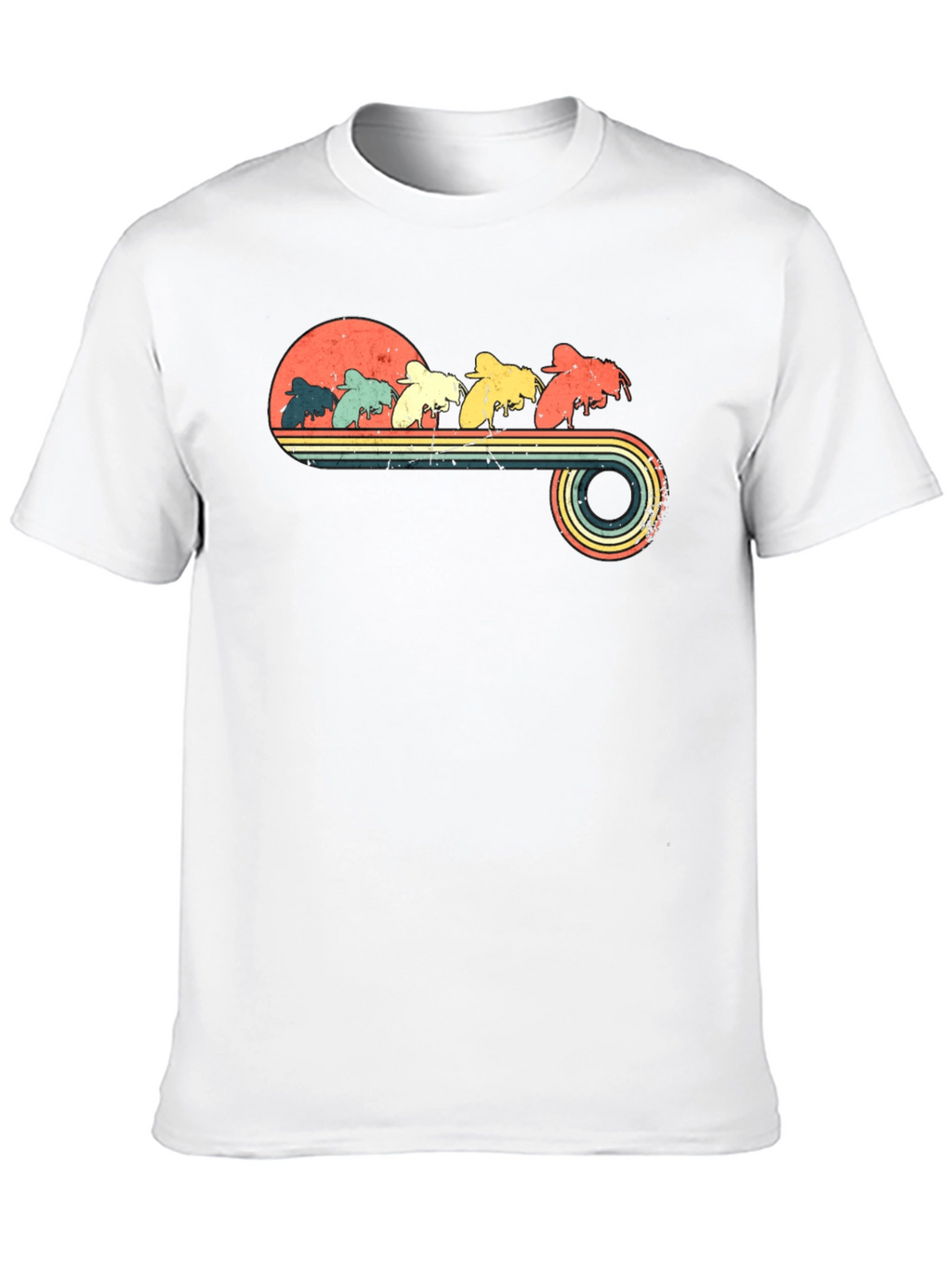 Retro Bees Graphic T-Shirt
