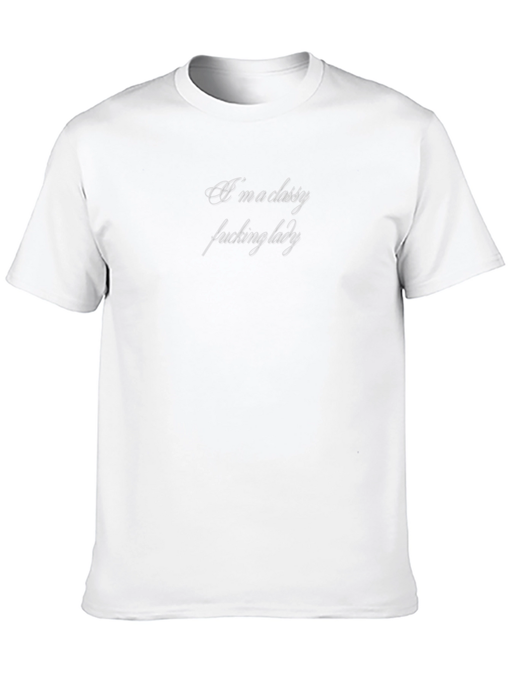 Classy Lady Graphic Tee - Soft Cotton Blend