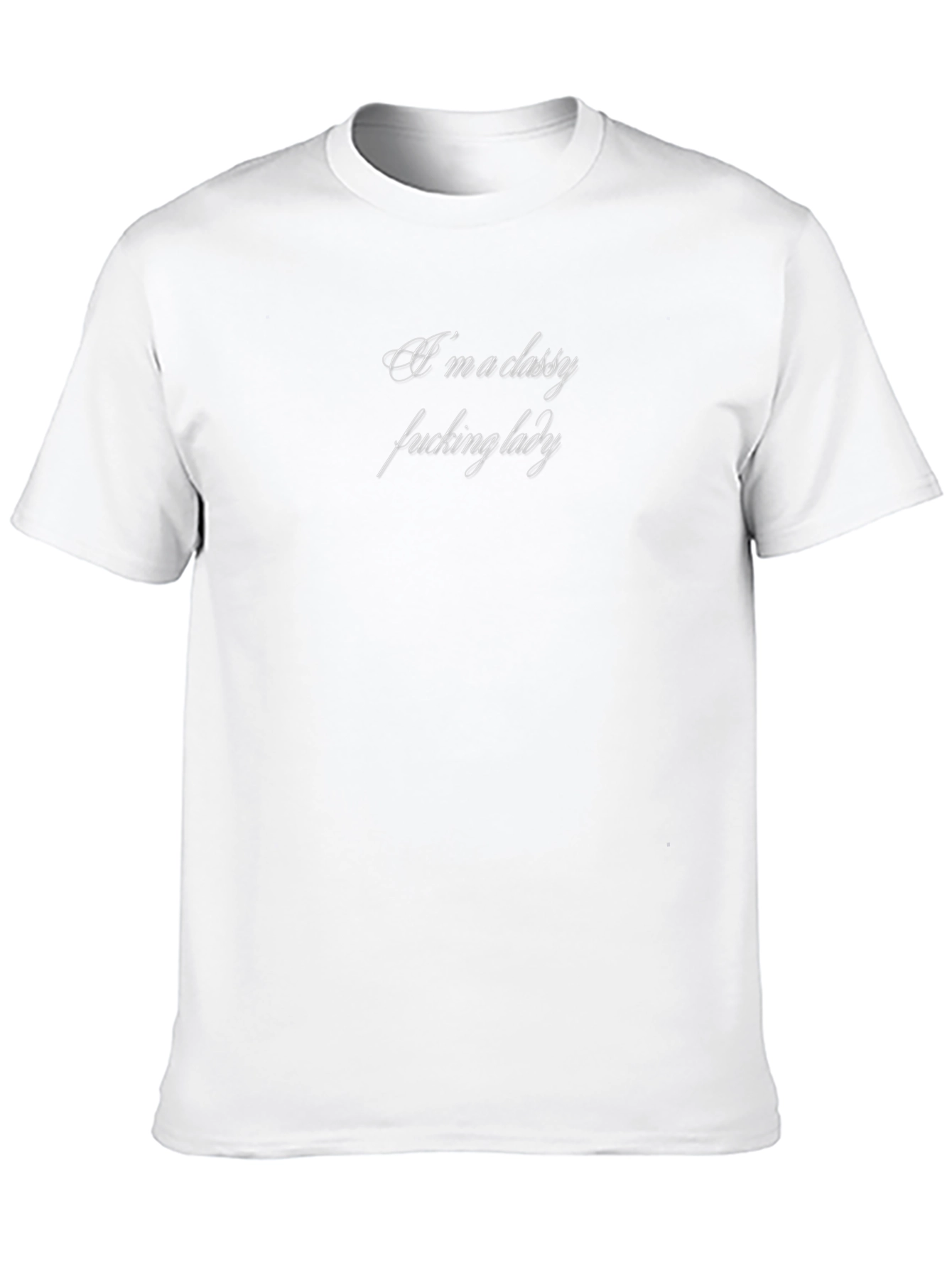 Classy Lady Graphic Tee - Soft Cotton Blend