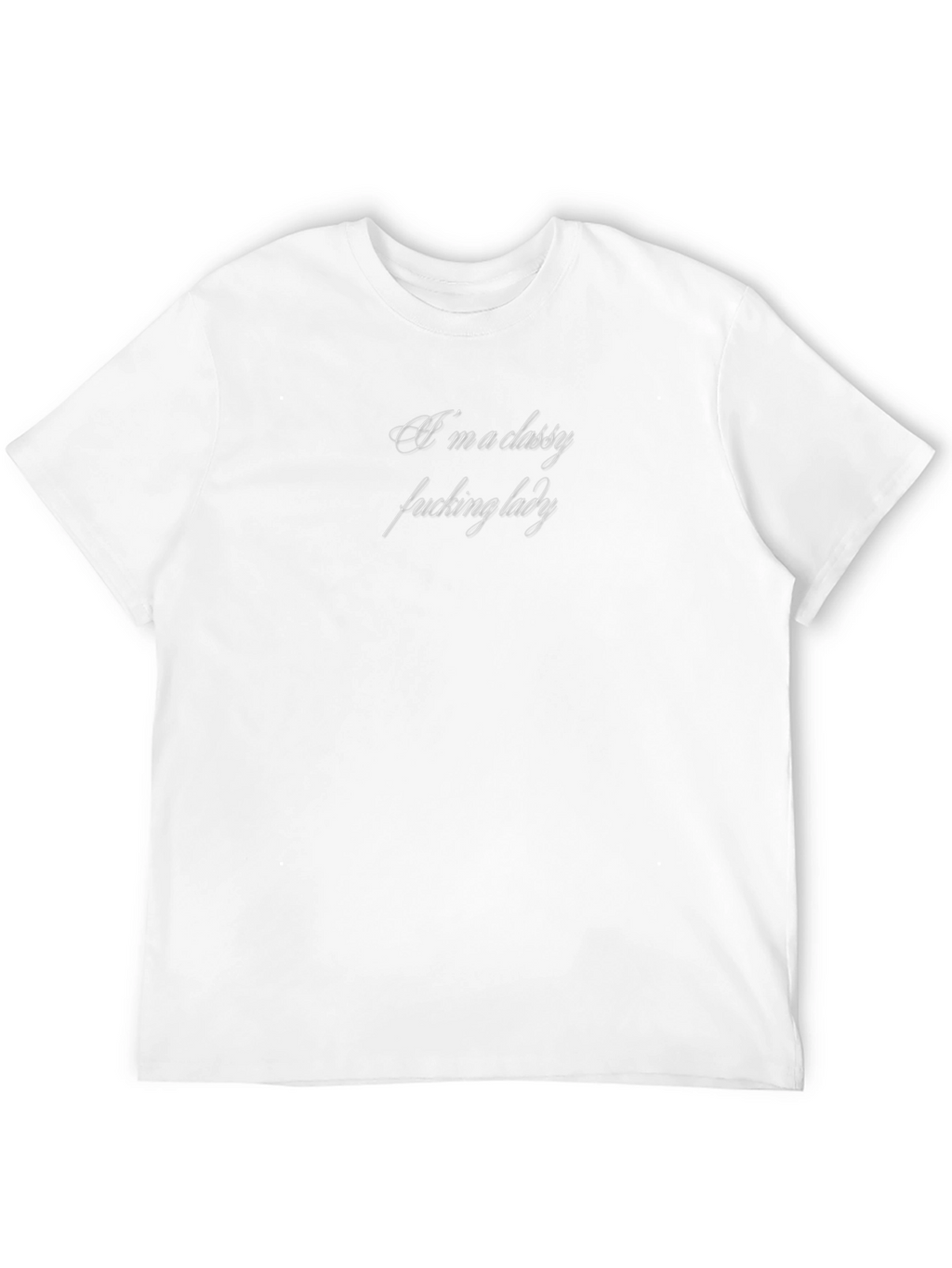 Classy Lady Graphic Tee - Soft Cotton Blend
