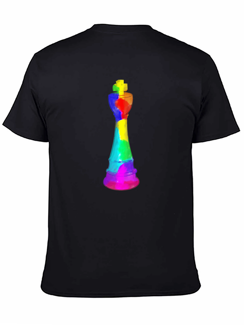 Rainbow Chess King T-Shirt - Unique Design