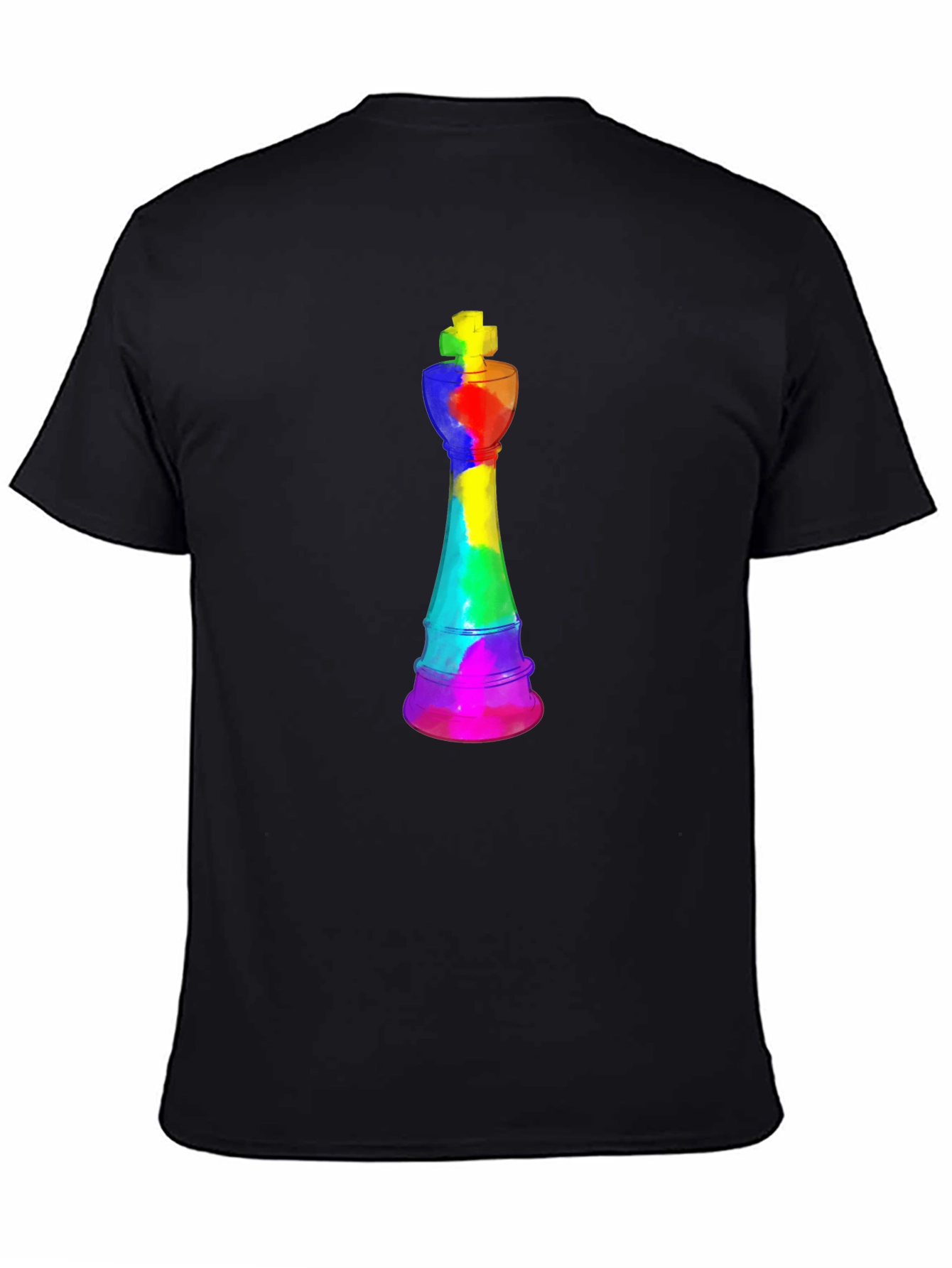 Rainbow Chess King T-Shirt - Unique Design