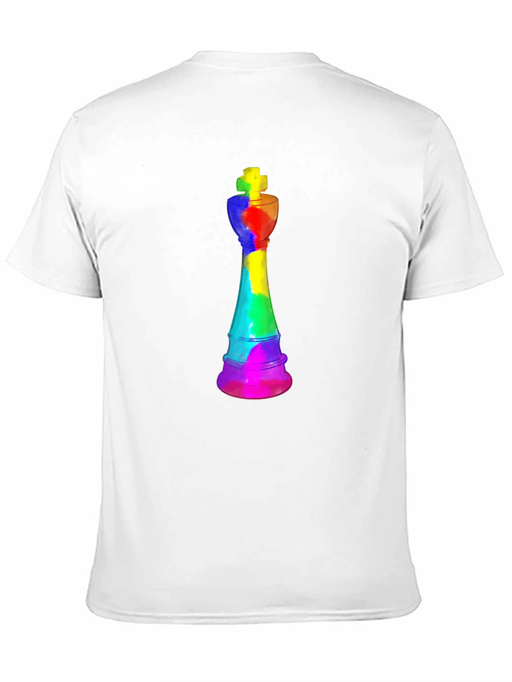 Rainbow Chess King T-Shirt - Unique Design