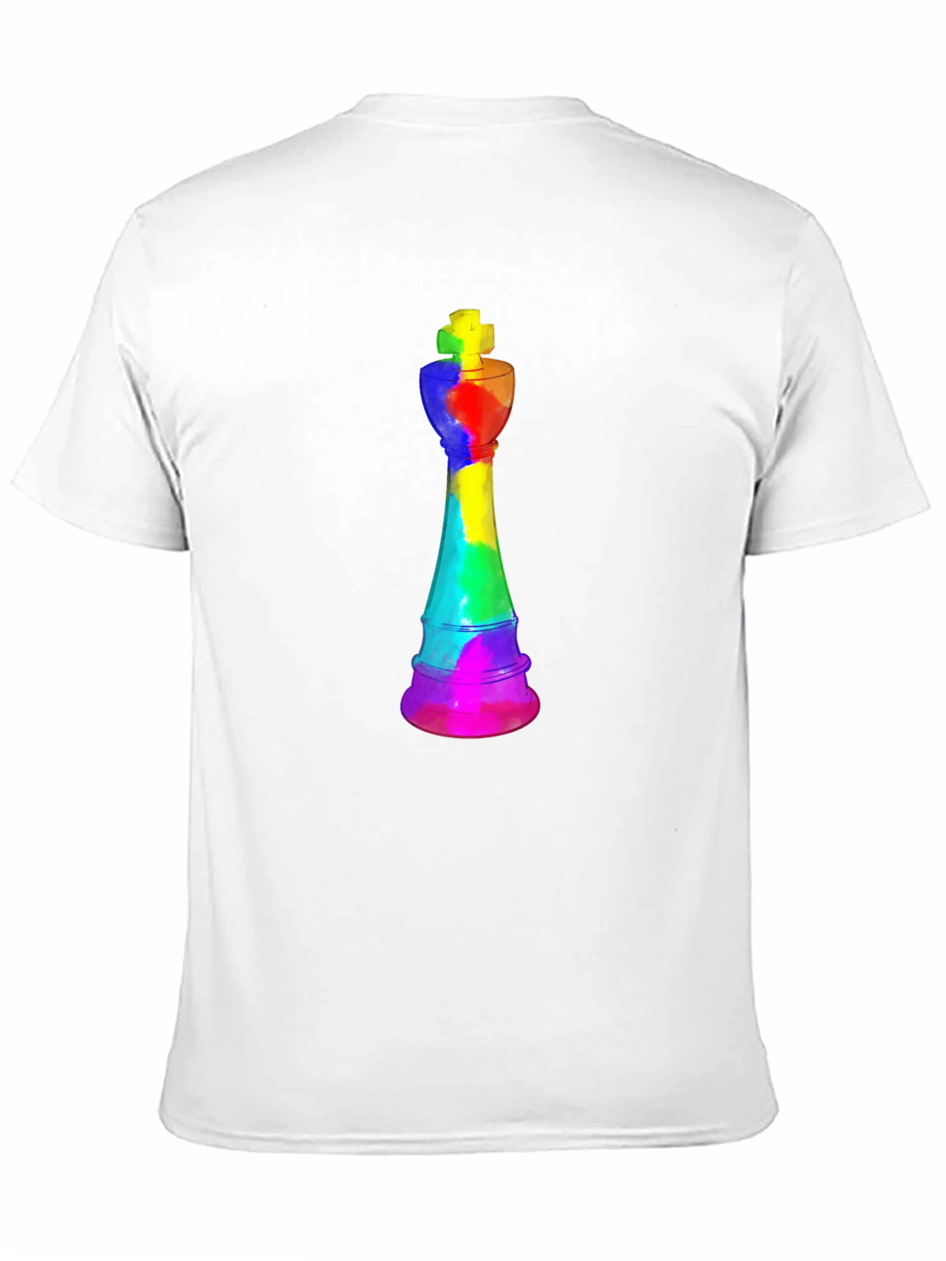 Rainbow Chess King T-Shirt - Unique Design