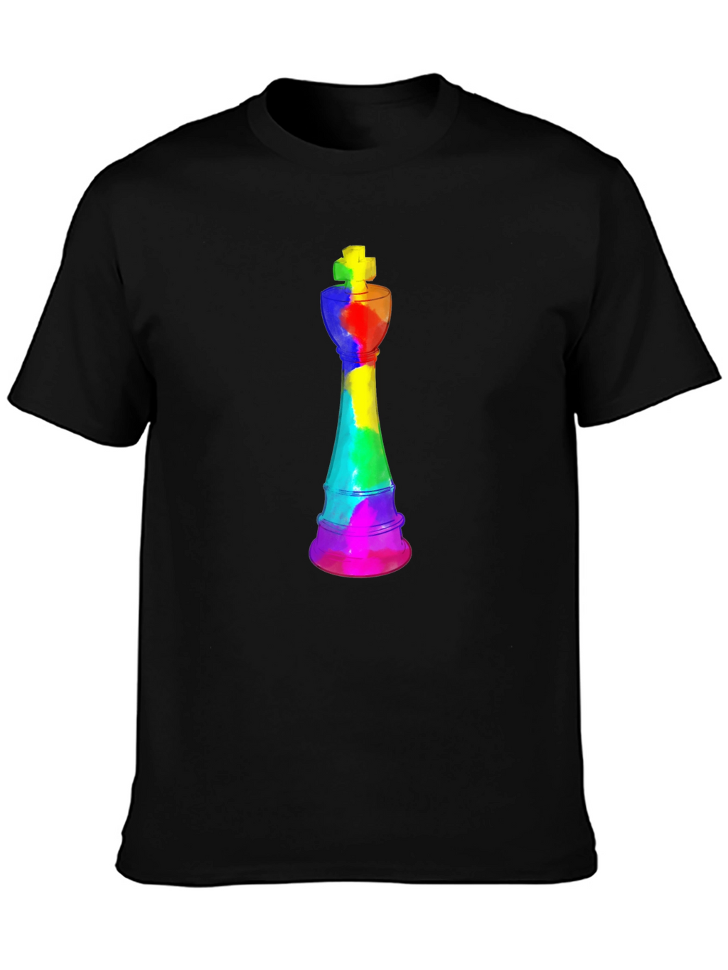 Rainbow Chess King T-Shirt - Unique Design