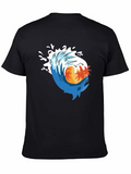 Shark Wave Graphic Tee - Island Life Style
