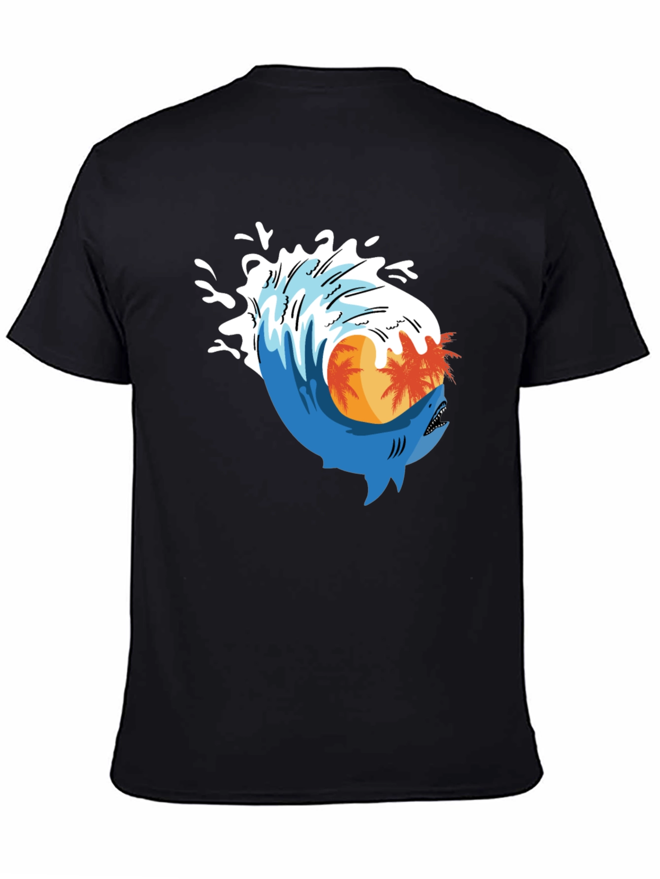 Shark Wave Graphic Tee - Island Life Style