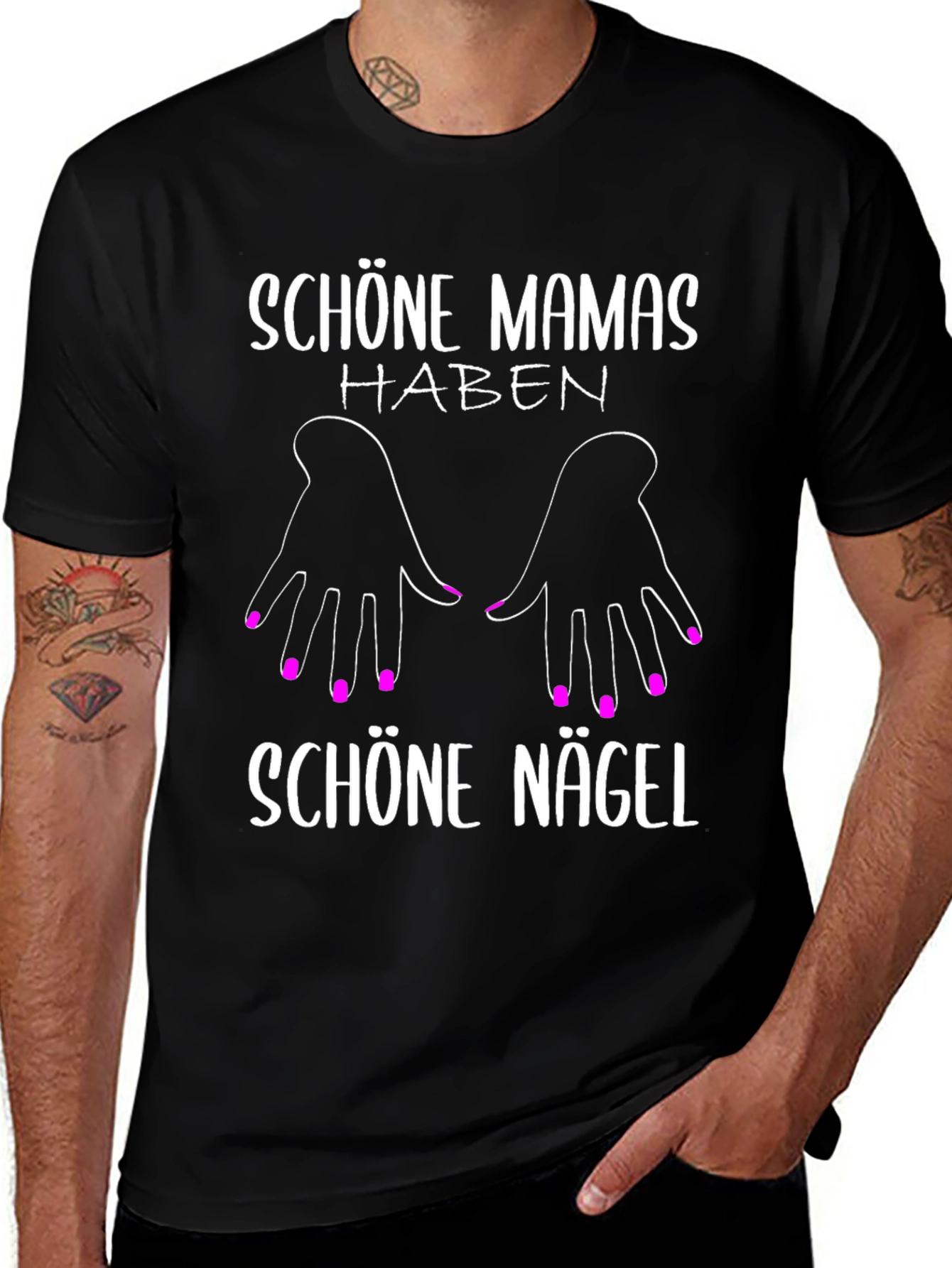 Schöne Mamas Haben Schöne Nägel T-Shirt