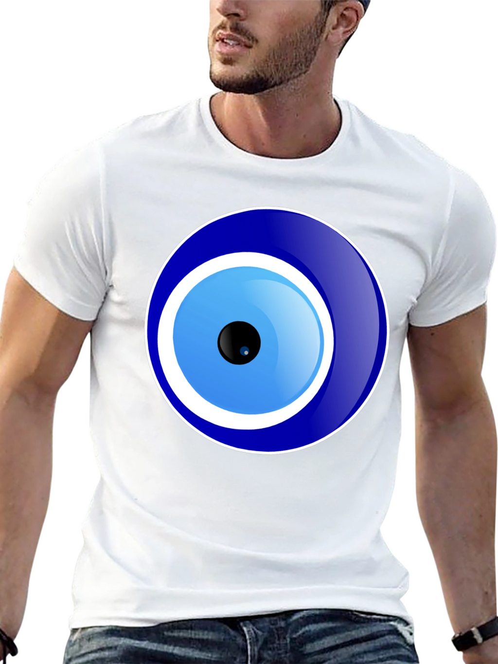 Evil Eye Graphic T-Shirt - Unisex Black Tee