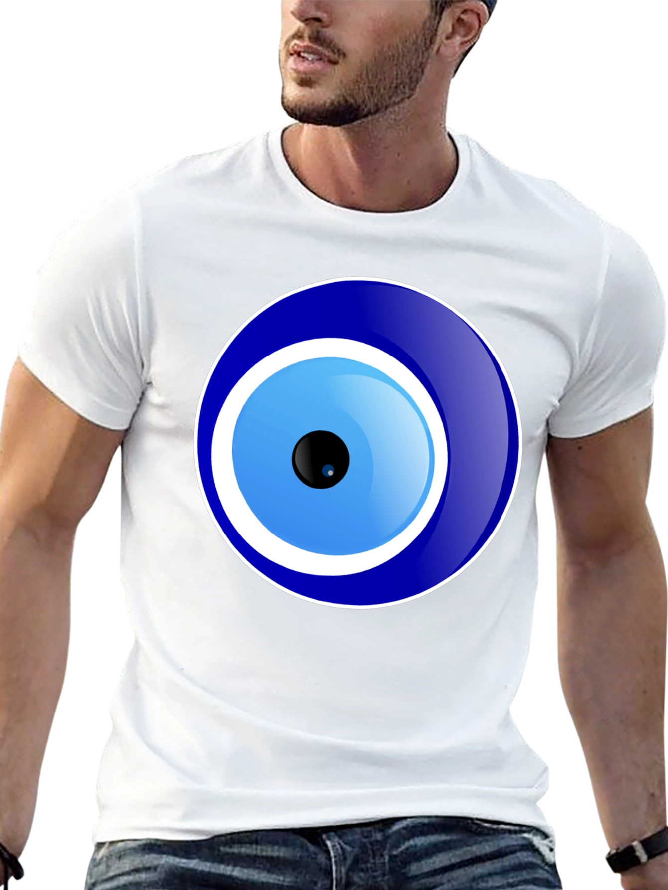 Evil Eye Graphic T-Shirt - Unisex Black Tee