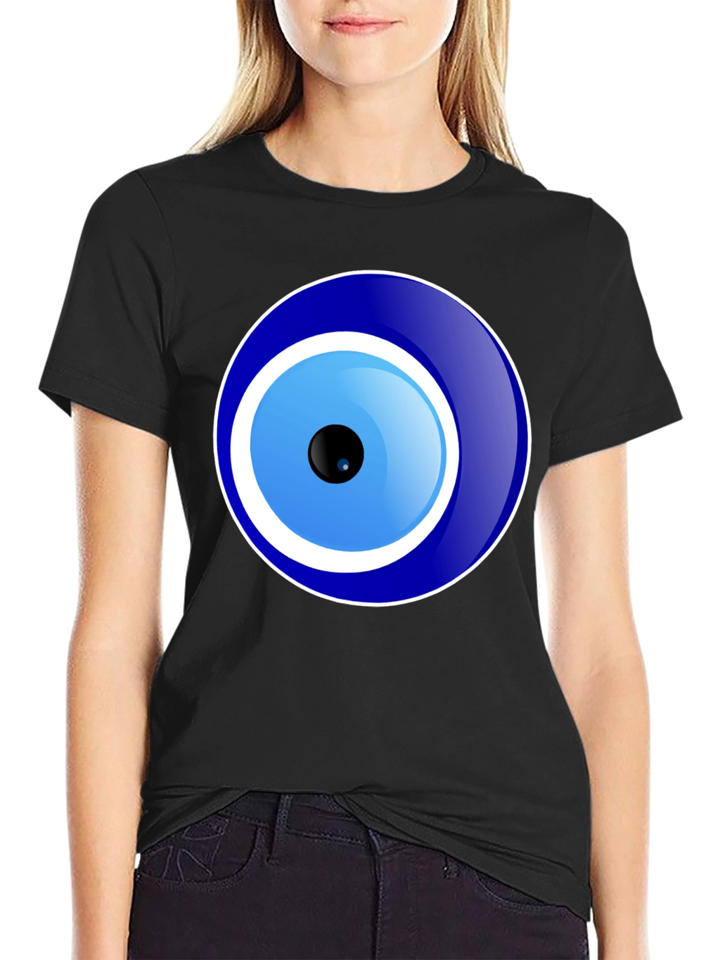 Evil Eye Graphic T-Shirt - Unisex Black Tee