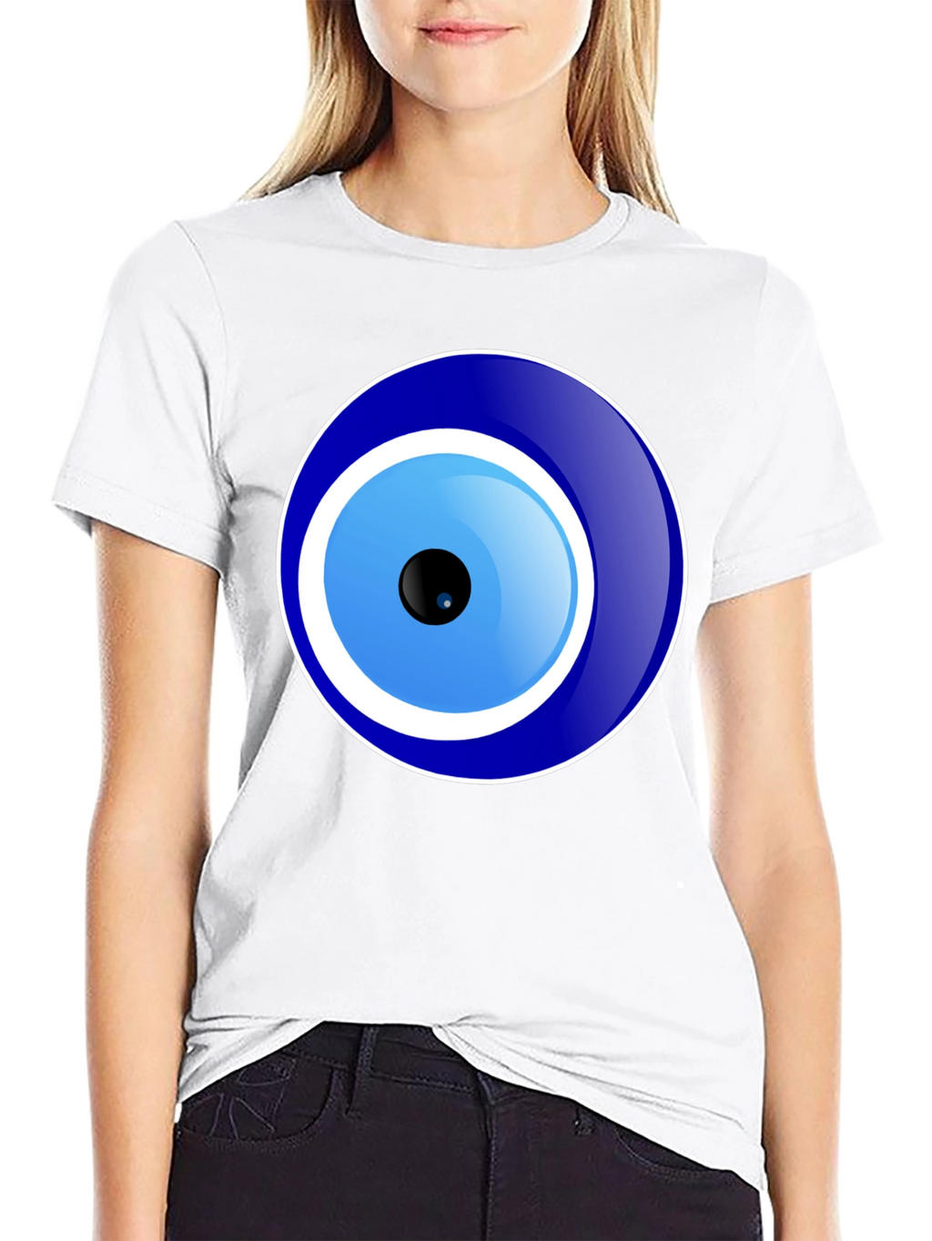 Evil Eye Graphic T-Shirt - Unisex Black Tee