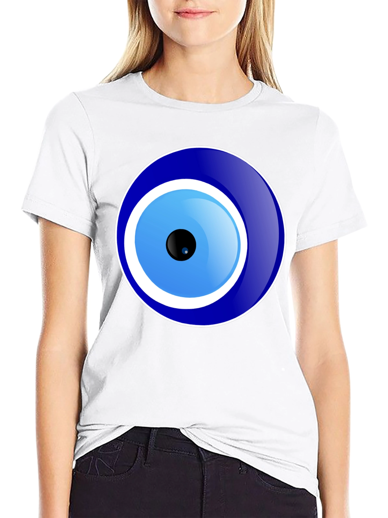 Evil Eye Graphic T-Shirt - Unisex Black Tee