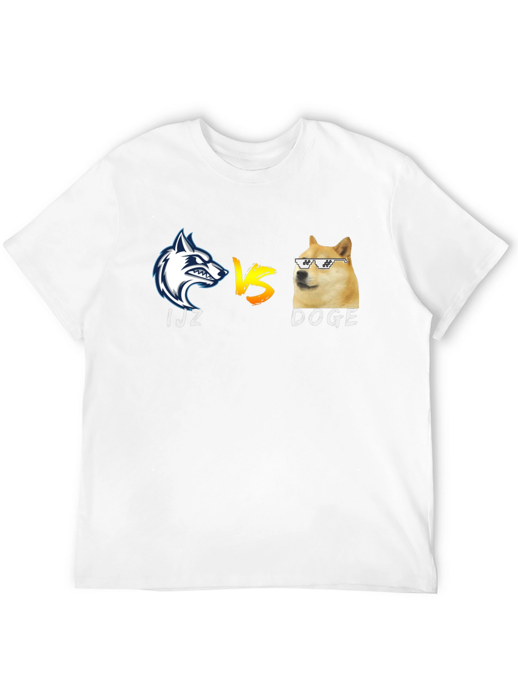 IJZ vs Doge Black T-Shirt