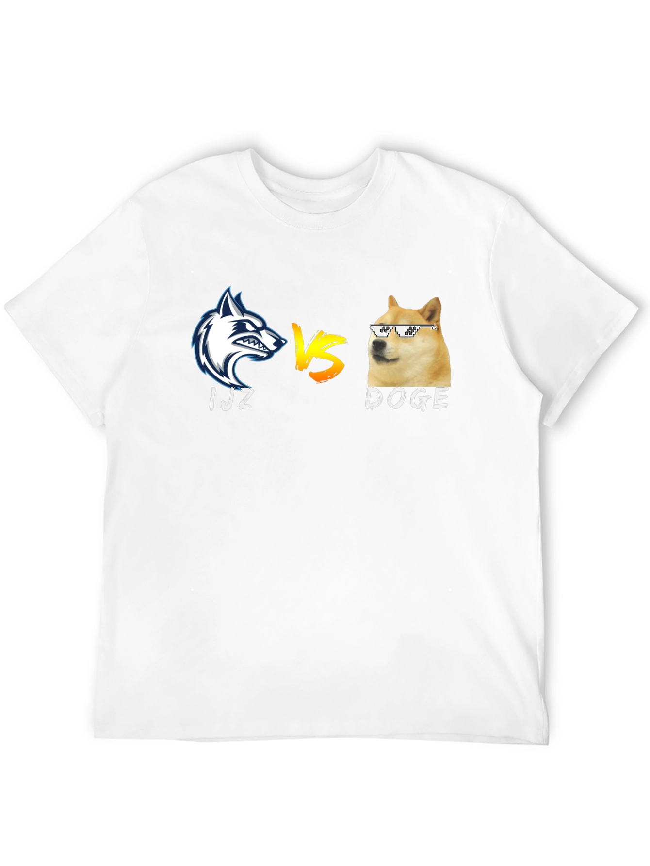 IJZ vs Doge Black T-Shirt