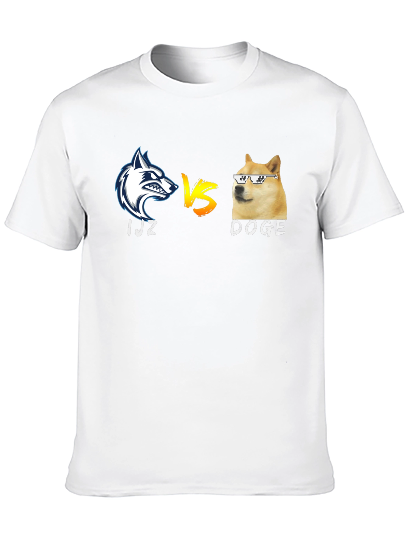 IJZ vs Doge Black T-Shirt