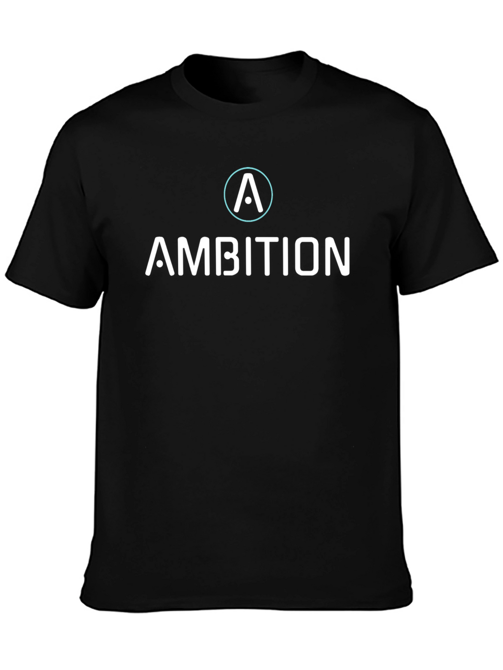 Ambition Graphic Print Black T-Shirt