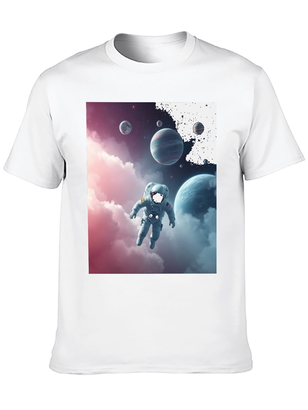 Astronaut in Space Graphic Tee - Black