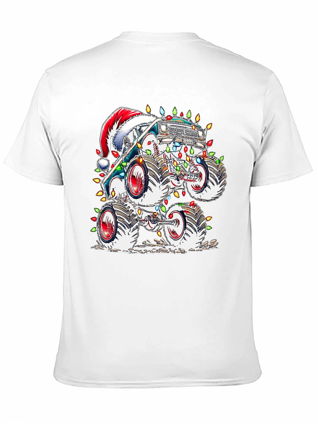 Festive Monster Truck Christmas T-Shirt