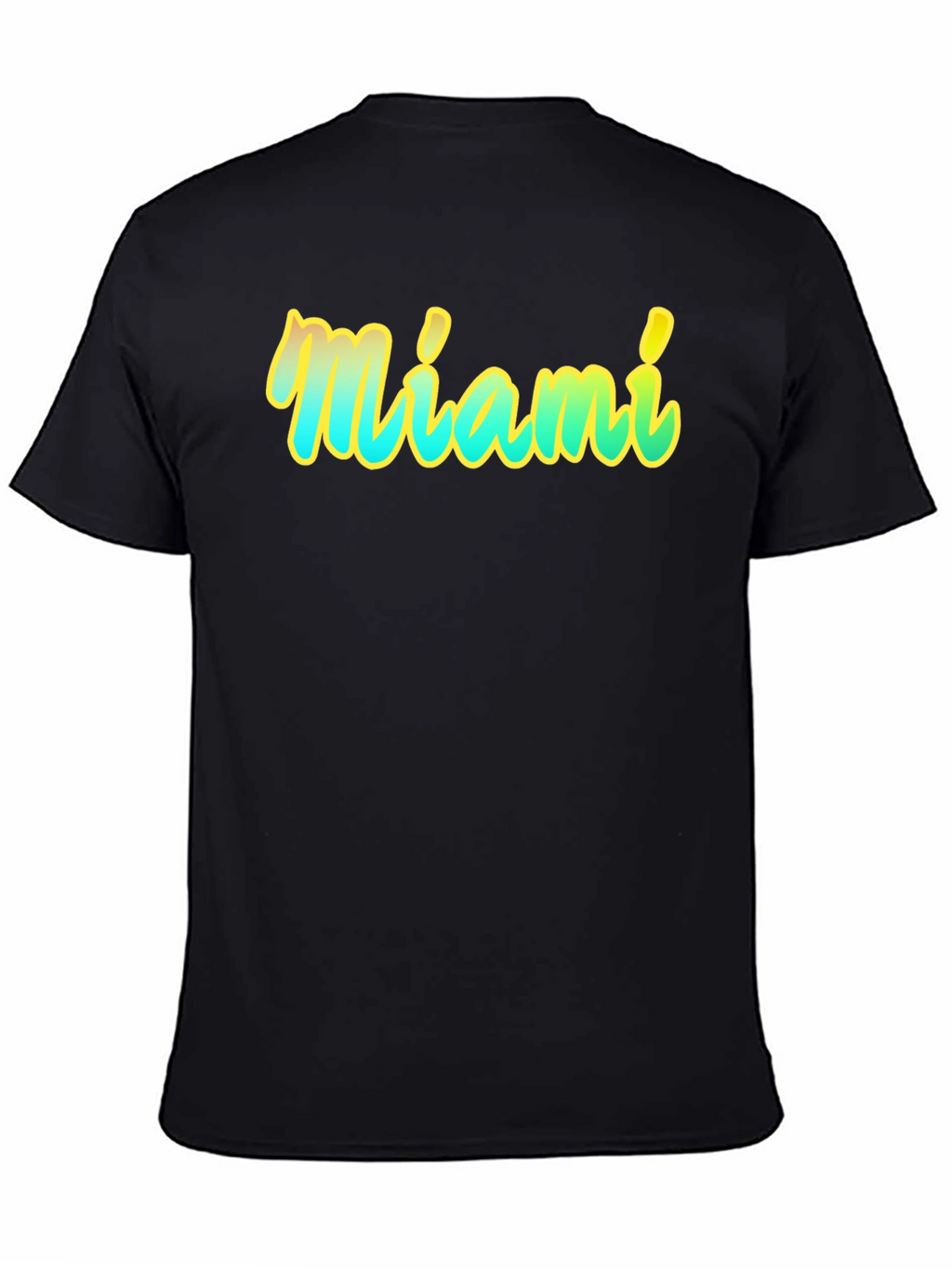 Miami Graphic T-Shirt - Black