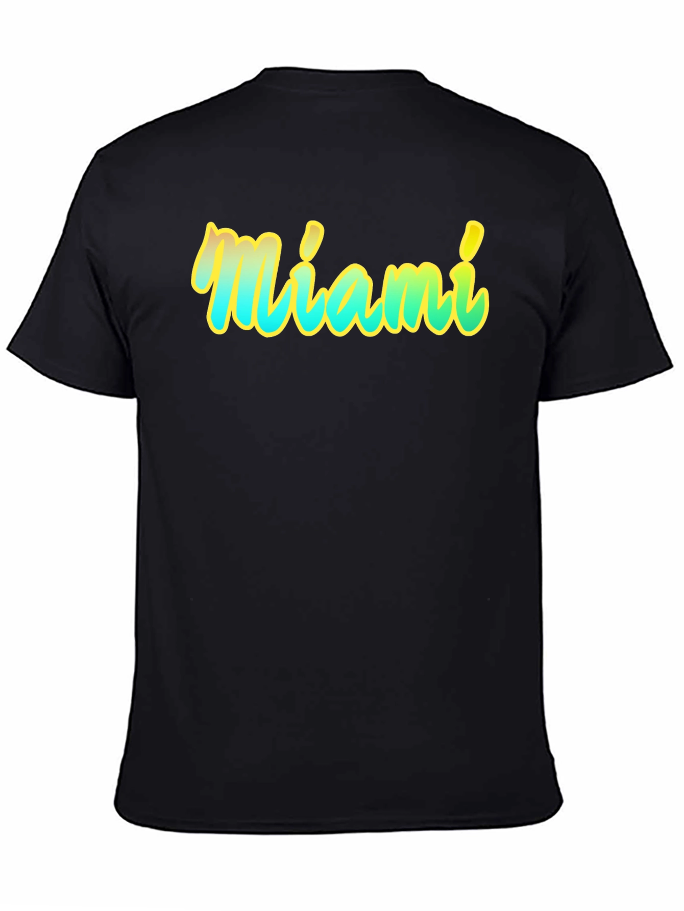 Miami Graphic T-Shirt - Black